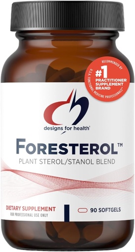 [BRSWIYITDICR22Y7] Designs for Health Plant Sterols and Stanols - Supplément Stérol de Stérol de Foresterol avec Beta-Sitostérol du Pin Conifère - Conçu pour aider à maintenir des niveaux de cholestérol sains (90 Softgels)