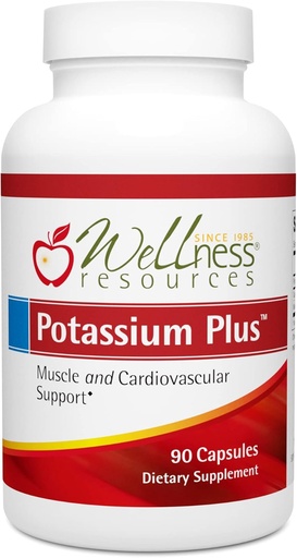 [BRSWIYAZPJ6BCHTC] Potassium Plus with Taurine and Malic Acid (90 Capsules)