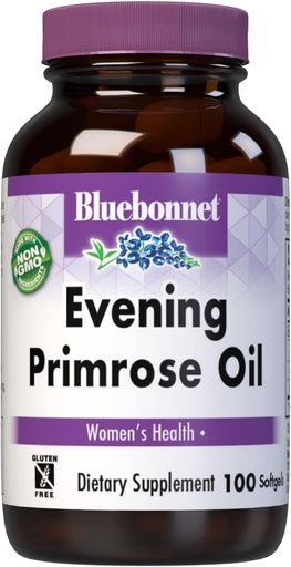 [BRSWIYQTPJ5GEALC] BlueBonnet Abend Primrose Öl Softgels, 500 mg, 100 Count (743715009189)