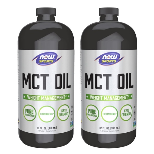 [BRSWIZTYC4IQYFLC] Now Foods MCT Oil, 32 Ounce (Pack Of 2) (packaging may vary)