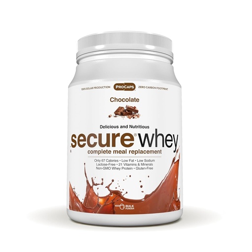 [BRSWGYYFO54GKHQU] ANDREW LESSMAN Secure Whey Complete Meal Replacement - Choklad 60 portioner - Endast 67 kalorier, 7 Grams Whey Protein, Vitaminer/Minerals, Low-Fat, Nutritious, Delicious, Mixes direkt