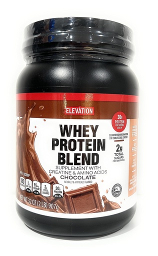 [BRSWGFQOCNYAEYL5] Elevation by Millville Chocolate Protein Powder 32oz, pack of 1