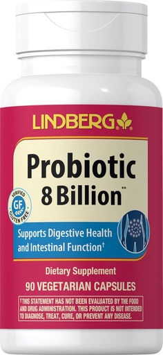 [BRSROBQCCQPAIETU] Piping Rock Probiotic for Men & Women | 90 Capsules | Digestive & Intestinal Support | Non-GMO, Gluten Free & Vegetarian Supplement | by Lindberg