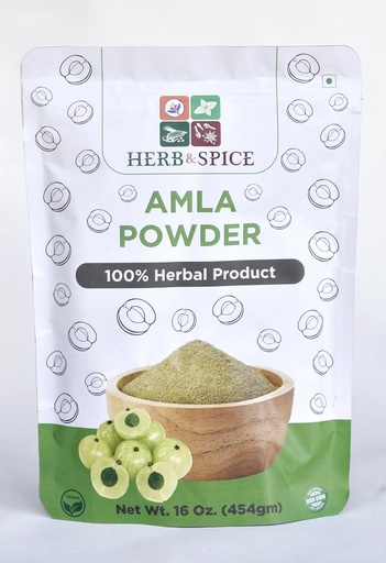 [BRSROHYRPN5GCCDO] Organic Amla Powder, Lab Tested, for heavy Metals, Vegan & Gluten Free, Indian Gooseberry Powder, Vitamin C for Immune System,100% Ayurvedic Superfood, Antioxidants, Non-GMO 1 lb (454 Gram)
