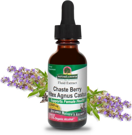 [BRSWIZYYAAPBOCTM] Supports Female Hormonal Balance, Made from 2000 mg pure herb per 2 ml serving and Certified Organic Low Alcohol, Gluten Free, nonGMO, Kosher certified, Vegan