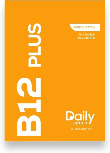[BRSROHQOOEORO2DP] Daily Patches B12 Energy Plus Topical Supplement 30 Day Supply