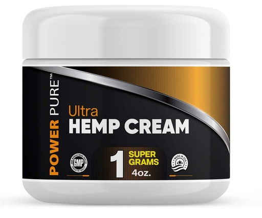 [BRSWYBIBAV5AKEIZ] Power Pure Hemp Cream 1000Mg 4 Ounce Jar for Lower Back, Neck, Knees and hand Discomfort and Stiffness. Our Joint Rub doesn’t make False Claims of 340,000,000Mg which is not possible