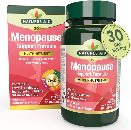 [BRSRMAYHA4OWCGT7] Natures Aid Menopause Support Formula 30caps