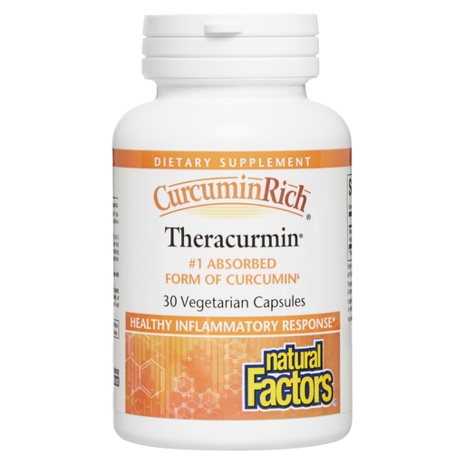 [BRSWIEIDOR4B2CTY] Natural Factors CurcuminRich Curcumin Theracurmin, 30 mg, 30 Veg Caps
