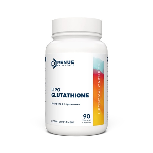 [BRSROBL4O4PAO3DG] Renue By Science Glutathione | High Strength Supplement | 90 Liposomal Capsules - 130mg Glutathione per Serving | | Non-GMO | Made in The USA & Third-Party Tested