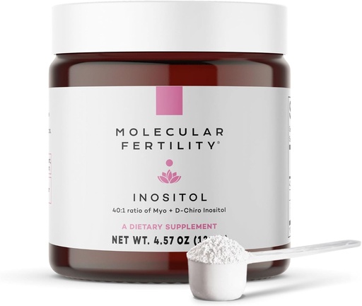 [BRSROHY3AB7A2ADH] Myo-Inositol & D-Chiro Inositol Powder - Suplemento de fertilidad para Hombres de Mujeres - 40:1 Ratio, Equilibrio hormonal, Apoyo Reproductivo, Metabolismo de Glucose - Deflavorado - 30 Day Supply