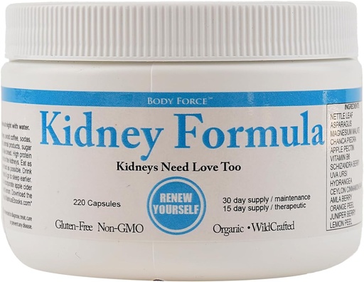 [BRSROFAOAQBAKALV] Kidney Formula Capsules with Nettle Leaf, Asparagus, Chanca Piedra, Magnesium Malate - Enhances Kidney Health, Boosts Energy Levels, Improves Hair & Nails, Promotes Healthy Urination
