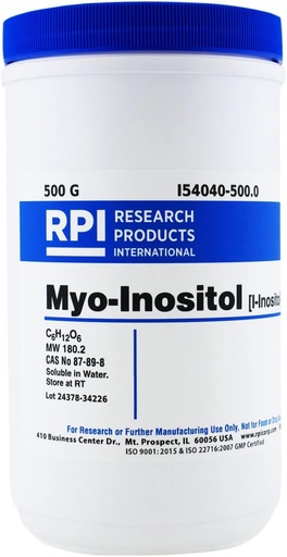[BRSWIG32OIBQ2CLY] RPI Myo-Inositol [I-Inositol], 500 Grams