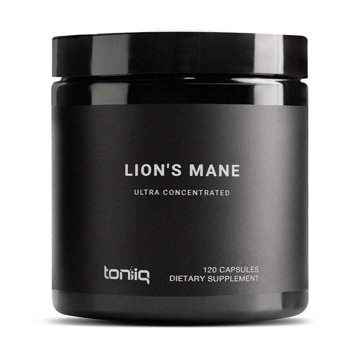[BRSWYHA3B4BWGDLA] Toniiq Lion’s Mane - Ultra High Potency 10:1 Extract with 30% Polysaccharides - Highly Concentrated & Bioactive - Third-Party Lab Tested - 120 Capsules