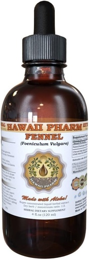 [BRSWIAYLOEAWCC3O] Havaiji Pharm Fennel Liquid Extract, Fenoli (Foeniculum Vulgare) Siemenjauhe Tinkture Supplement 2 oz