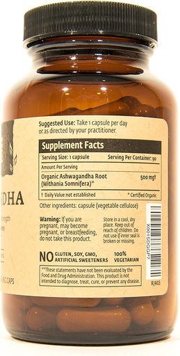 [BRSWGFT7AACRS2TH] ISHA Ashwagandha kiegészítők - Természetes gyógynövény kiegészítés, 500 mg ea (90 Veg sapka)