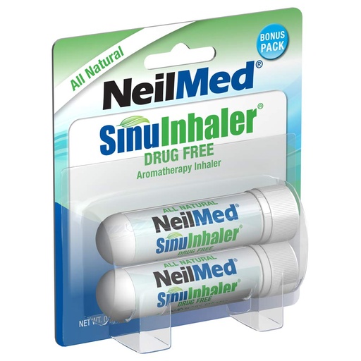 [BRSWGZQ6BMDWOCI4] NeilMed SinuInhaler Natural Non Medicated Aromatherapy Inhaler (Bonus Pack) 2 Count (Pack of 1)