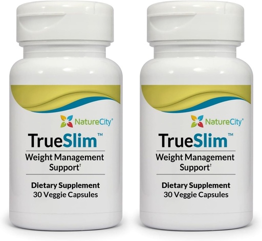 [BRSWGHA6DF6QAH3H] NatureCity True-Slim Fat and Weight Supplement | Helps Reduce Fat Accumulation | Capsules | Non GMO | Made in USA