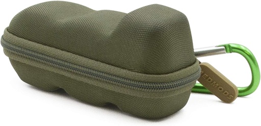 [BRSWYFQNBECGCHLP] CASEMATIX Forest Green Travel Case sedí Asthma Inhaler, Zahrnuje pouze případ