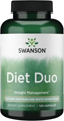 [BRSWIYT7PMBRYF3O] Swanson Diet Duo with White Kidney Bean 120 Capsules