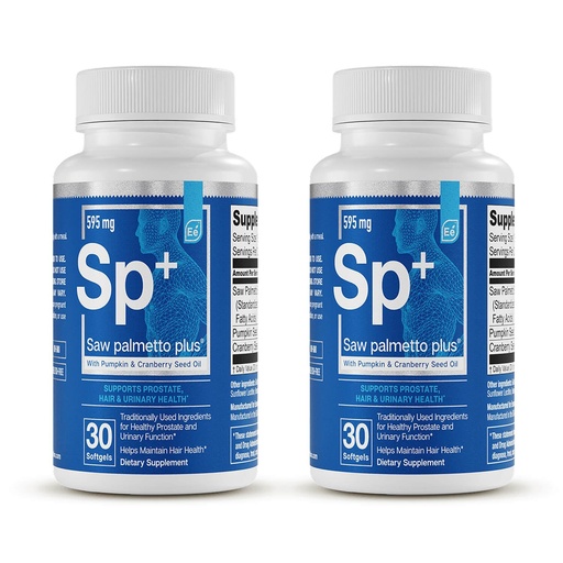 [BRSW2CQECAPBYALD] Essential Elements Saw Palmetto Plus - Promotes Bladder & Urinary Health - Prostate Support Supplement for Men with Pumpkin & Cranberry Seed Oil - 30 Count (2 Pack)