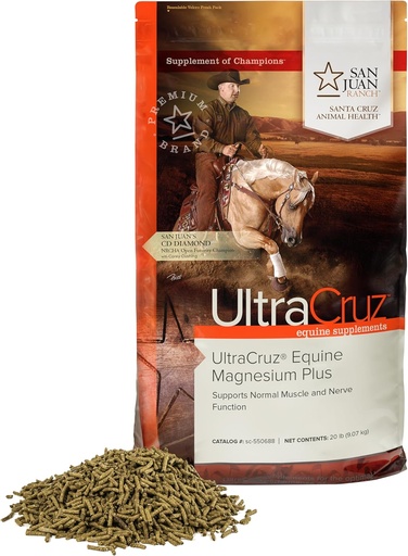 [BRSW2ALYPMPAKD3Z] UltraCruz® Equine Magnesium Plus, 20 lb