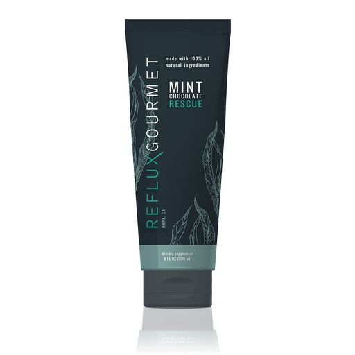 [BRSWGHACBUCWOC3H] REFLUX GOURMET Mint Chocolate Rescue – Alginate Complex – Digestive Support Formula, Made with Natural Ingredients – 8 Fl. Oz