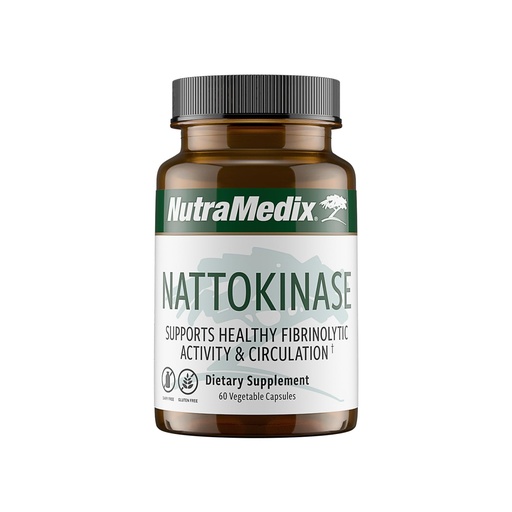 [BRSROBT5OZ5WOE3X] NutraMedix Nattokinase Supplement - Nattokinase 2000 FU per Serving - Formulated for to Support Heart Health and Healthy Circulation - Gluten + Dairy-Free (60 Capsules)