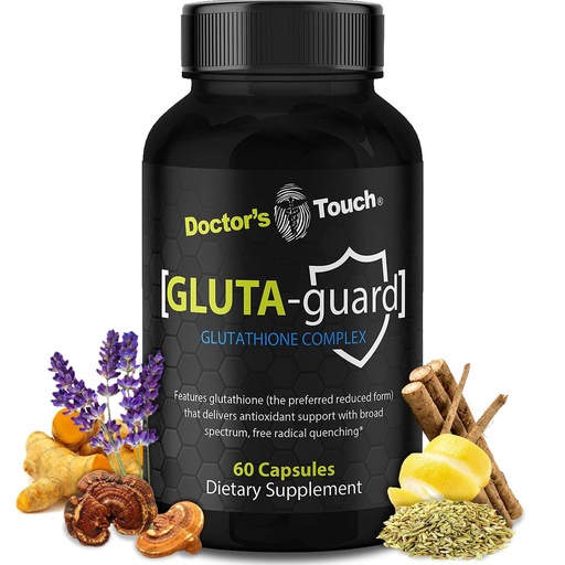 [BRSRAZA5BAIREHYY] Doctor's Touch Liposomal Glutathione Supplement - Easy-to-Swallow Glutathione Capsules for Energy, Brain Support and Skin Health - Pure Maximum Absorption Glutathione Liposomal Supplement