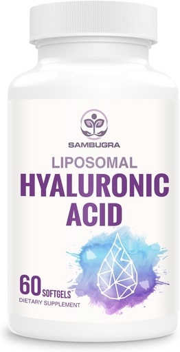 [BRSRMCAQDMORAC3O] Lipomal Hyaluronic Acid 1000mg, BiovabillibilililibilyHyaluronic Capsules, Tambahan Dietary Skin and Bones, 60 Capsules