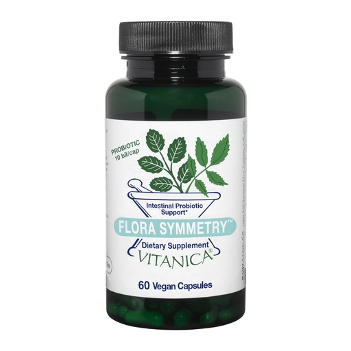[BRSWIZQ6OUPGA2Y5] Vitanica Flora Symmetry, Shelf Stable Probiotic Supplement, Dr Formulated Probiotics for Women, Probiotics for Men and Adults, Acidophilus Probiotic, Non-GMO, Vegan, 60 Capsules