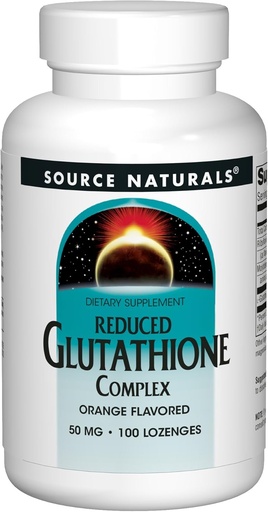 [BRSWIYYOOQNWC3YV] Source Naturals Glutathione Complex, Reduced 50mg, 100 Tablets (Pack of 2)