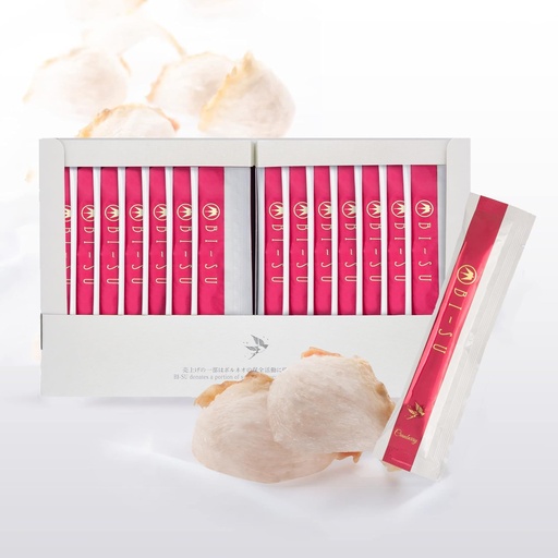[BRSRMGT6BB5GGETA] BI-SU Extract Jelly Stick | Natural Swiftlet Nests Extract, Collagen, Vitamin C, Japanese Skincare, Anti-Aging, Maintains Skin's Elasticity, Boosts Immune System, GI Health, Cranberry Flavor, 30 PCS