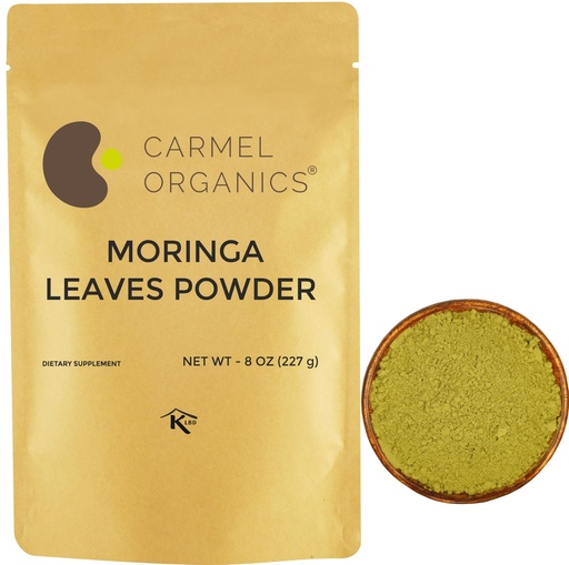 [BRSWYHT2AAMRMAI4] Moringa Leaves Powder (8 Ounce) | Non GMO | Super Food for Smoothies and Drinks | Natural | No Added Preservative or Additive | Moringa Oleifera Powder