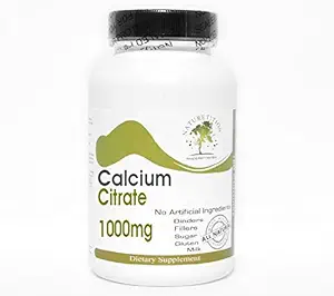 [BRSWKE32BIHRWHYZ] Calcium Citrate 1000mg ~ 100 Capsules - No Additives ~ Naturetition Supplements