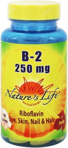 [BRSWIGT5BJ7GIGYV] Vitamin B-2 250 Mg100 Tabnature'S Life