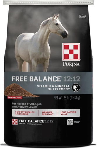 [BRSWIZT3B57AYDLU] Purina Animal Nutrition Free Balance 12-12 Supplement 25lb 25