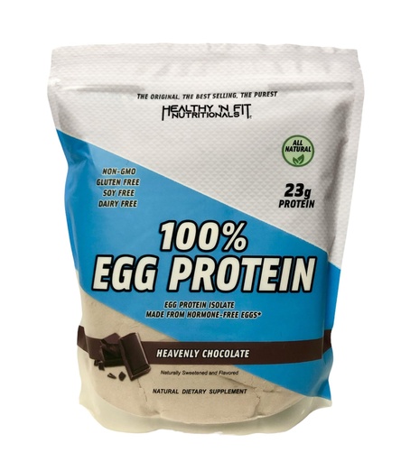 [BRSWIY37OUHRMYL6] Healthy 'N Fit 100% Egg Protein- Chocolate (12oz): 100% Egg White Protein Plus Natural Peptides. Naturally Sweetened, Zero Carb, Keto, Paleo Friendly