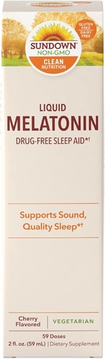 [BRSWIZQNAQCWOG3O] Sundown Melatonin Liquid, 2 Fl Oz