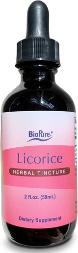 [BRSW2EATDEGRM3QZ] BioPure Licorice Tincture – Potent Botanical Extract of Licorice Root, an Herbal Adaptogen That Soothes Throat and Supports Upper Respiratory, Immune, and gastrointestinal System Function – 2 fl oz