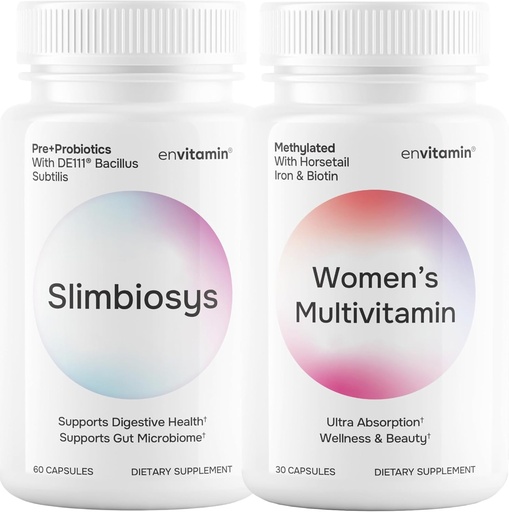 [BRSRAAI3OB7WCA3A] Women's Multivitamin and Slimbiosys Bundle