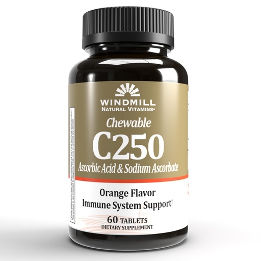 [BRSWIYA6DMPGED3I] Vitamin C CHEWTBS 250MG TNGR WMILL Size: 60