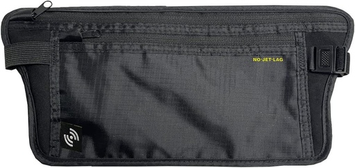 [BRSRMHT6A4HGKALK] NO Jet Lag Travel Waist Pouch, Passport Holder for Travel with RFID Blocking technology, Hidden Travel Pouch to Protect Cash, Credit Cards, Phones, Travel Essential
