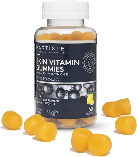 [BRSROGTRCMMRAG33] Puta de partícules Grickes, Guten Free Daily suplementari per a la implementació de l'aparença de salut, Men's suplementari amb Vitamina C, C, CC, Cjentina, biotecn & Zinc, Llimon Flavor, 60 Gebytes, 1 de mes