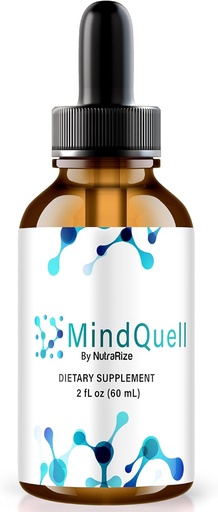 [BRSRAGIDCUBRGCLL] NutraRize MindQuell Drops, All-Natural Support Formula, Premium Supplement to Support Focus and Concentration, Official Mind Quell Gotas Review (30 Servings)