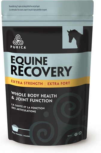 [BRSWIYQEAV7GIGTU] PURICA Equine Hyaluronic Acid - Horse Joint Support Supplement with Glucosamine, MSM Powder, Betaine, Magnesium, Vitamin C and E - Green Tea and Grape Seed Extract - Horse Supplies and Treats