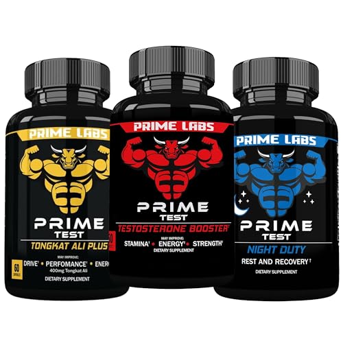 [BRSROBILOYCR6HYZ] Prime Labs Prime Test + Night Duty Sleep Supplement + Tongkat Ali Plus
