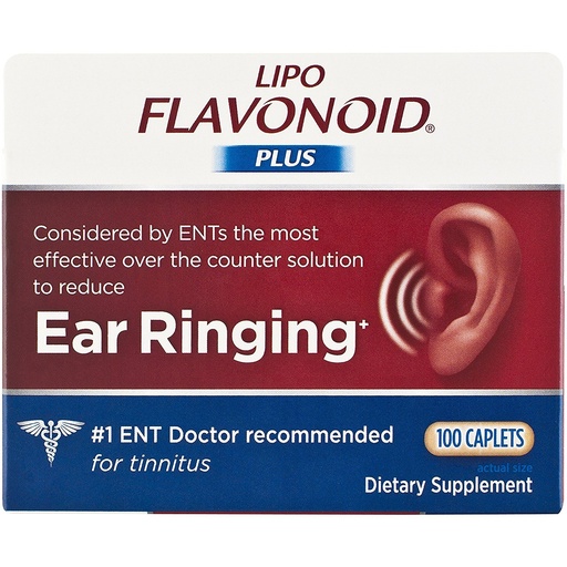 [BRSWIFQFO4MGOCTM] Lipo-Flavonoid Plus Dietary Supplement Ear Health, 100 Count (Pack of 2)