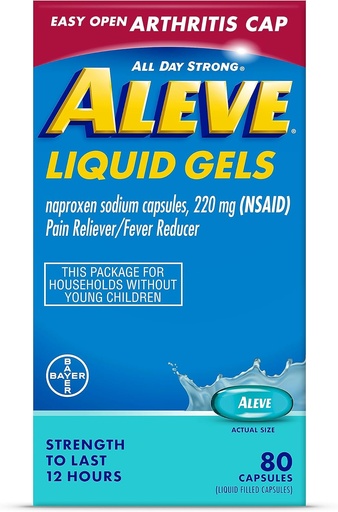 [BRSROGTQOJYGKYL2] Aleve Arthritis Liquid Gels 80ct. 24cs