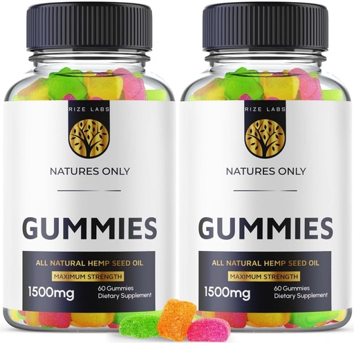 [BRSROH3QOB7GMD36] rize labs Natures Only Gummies, Advanced Formula Supplement, Natures Only to Maintain Focus and Clarity, Natures Only to Boost Daily Mood, NaturesOnly Reviews (120 Gummies) (Pack of 2)